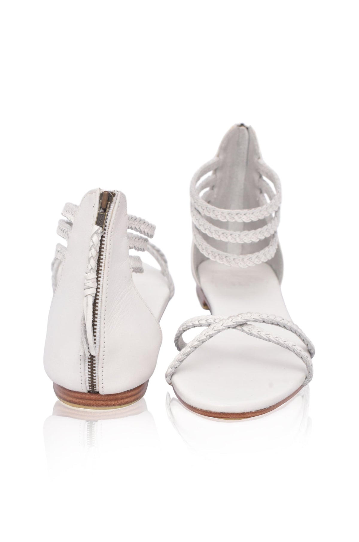 Calypso Thong Leather Sandals (Sz. 7 & 7.5)